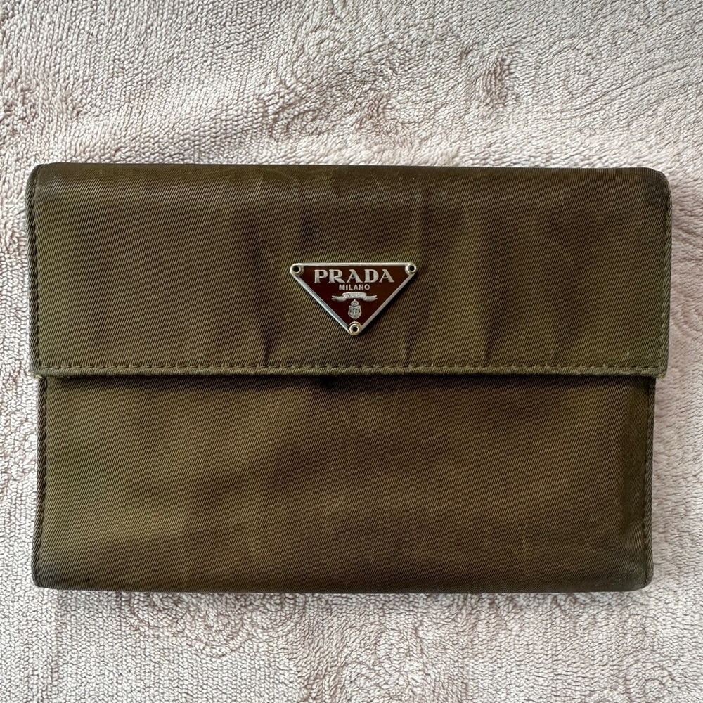 Prada Olive Green Wallet